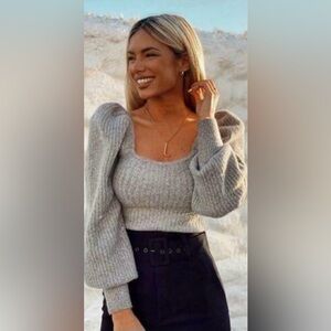 ZARA | Wool Blend Knit Sweater Top